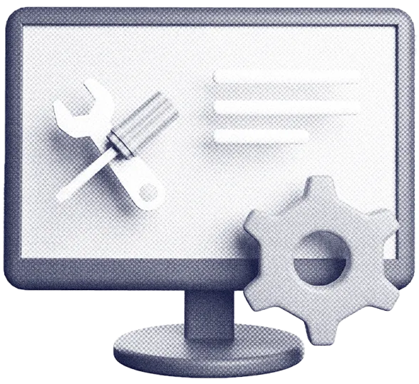 illustration écran et outils