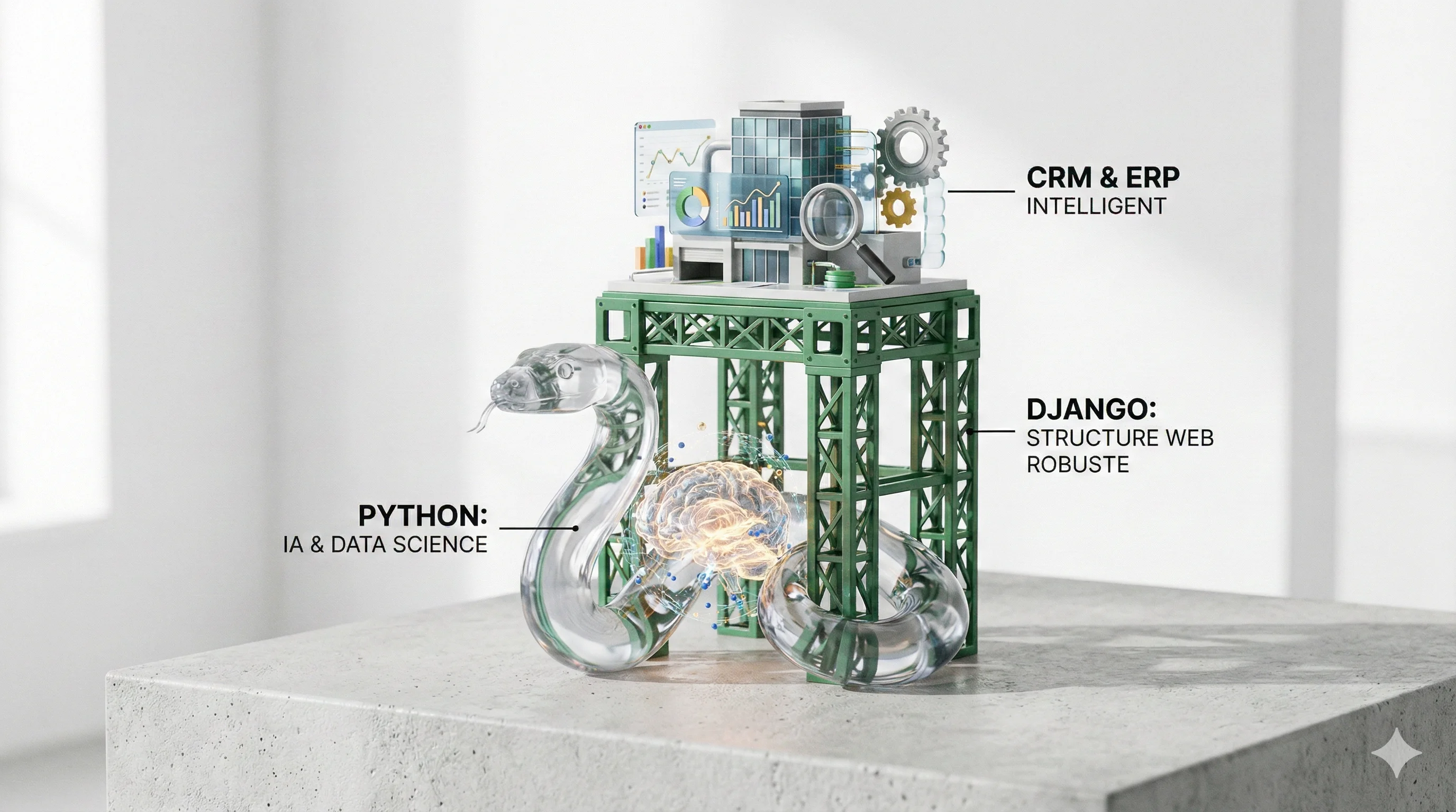 Python et Django pour vos projets IA, data et CRM